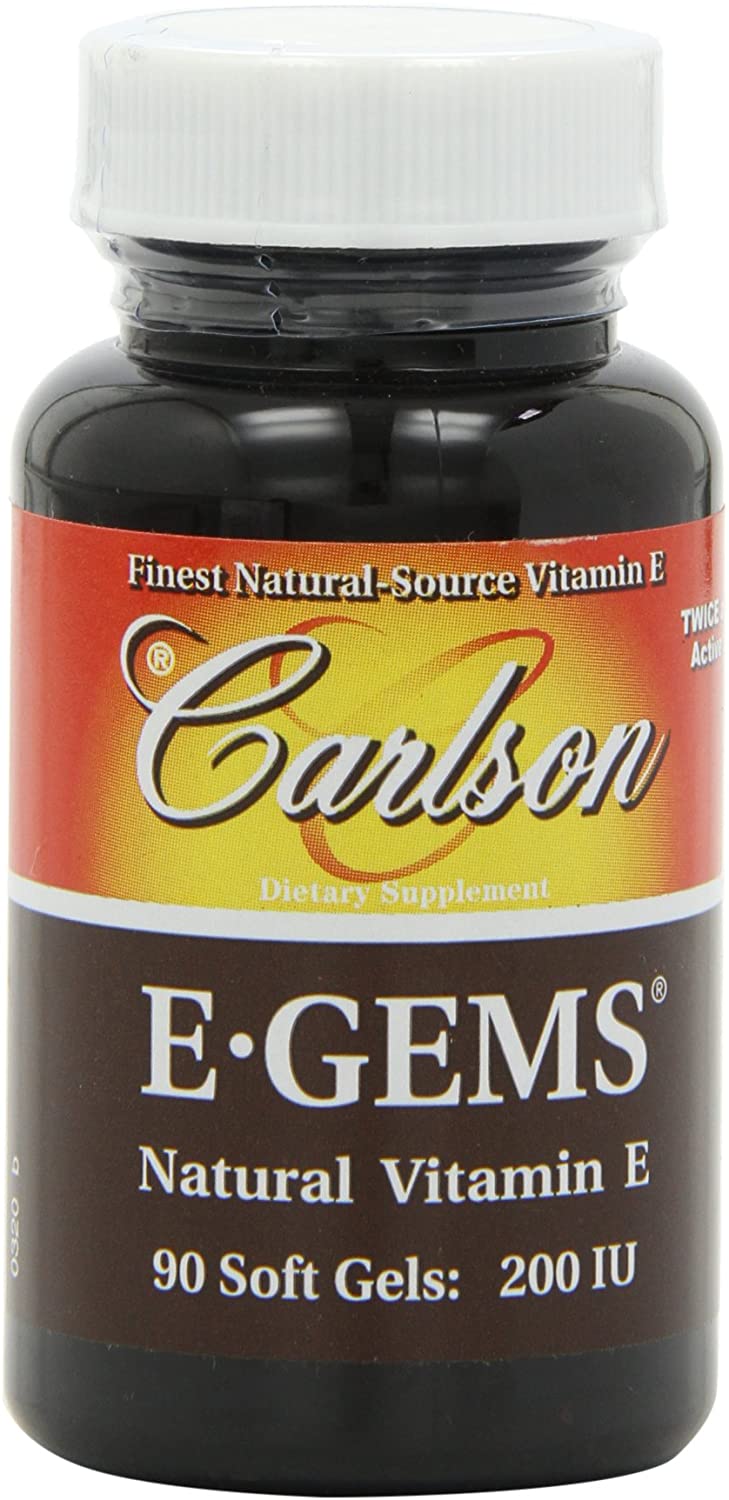 Carlson Labs E-Gems, 200 IU - 90 softgels