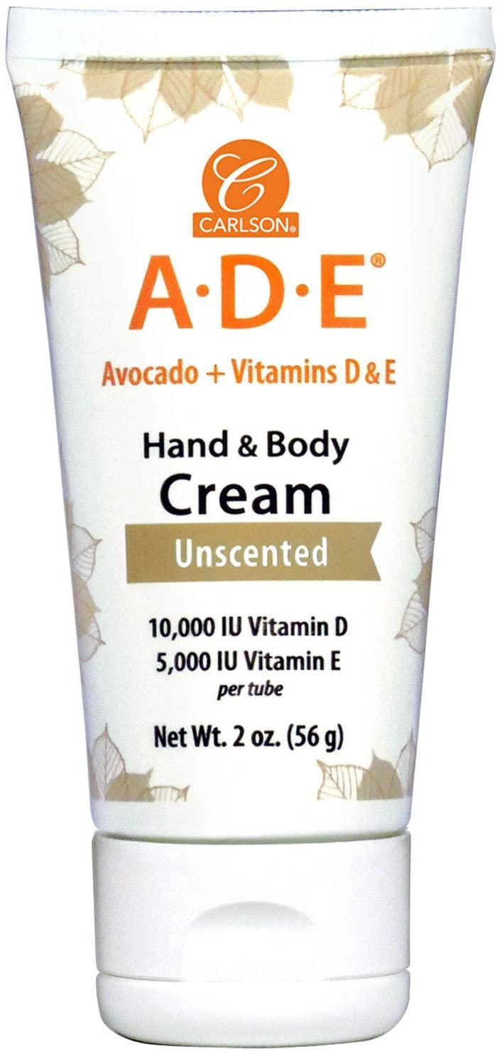 Carlson Labs ADE Hand & Body Cream, Unscented - 56g