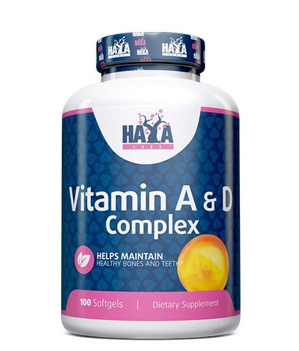 Haya Labs Vitamin A & D Complex - 100 softgels