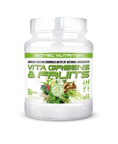 SciTec Vita Greens & Fruit, Pear - Lemon Grass - 600g