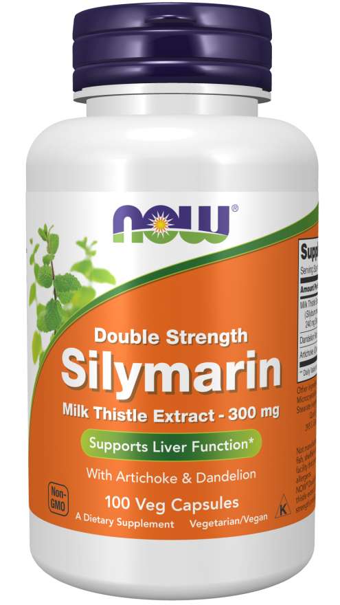 NOW Foods Silymarin with Artichoke & Dandelion, 300mg - 100 vcaps