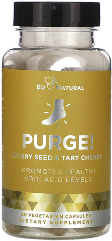 Eu Natural Purge! Celery Seed & Tart Cherry - 60 vcaps
