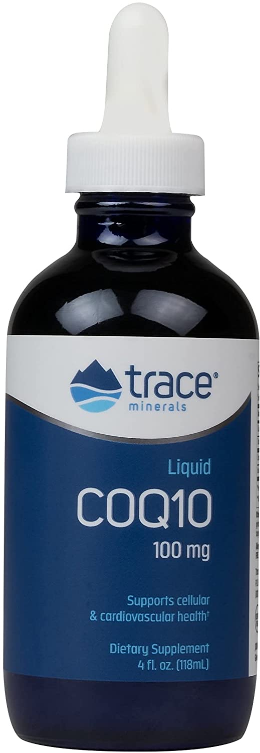 Trace Minerals Liquid CoQ10, 100mg - 118 ml.