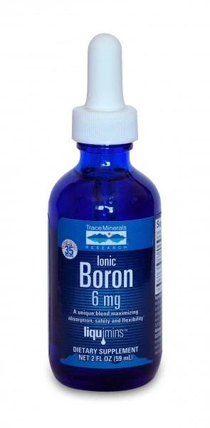 Trace Minerals Ionic Boron, 6mg - 59 ml.