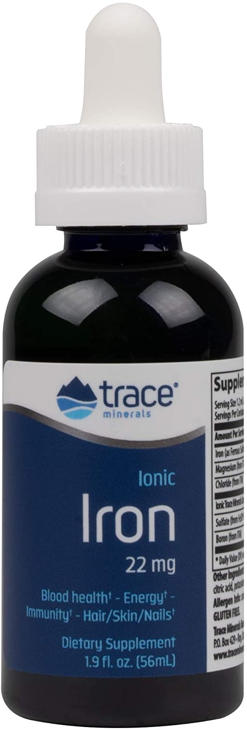 Trace Minerals Ionic Iron, 22mg - 56 ml.