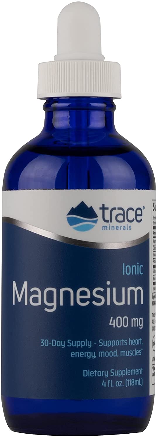 Trace Minerals Ionic Magnesium, 400mg - 118 ml.
