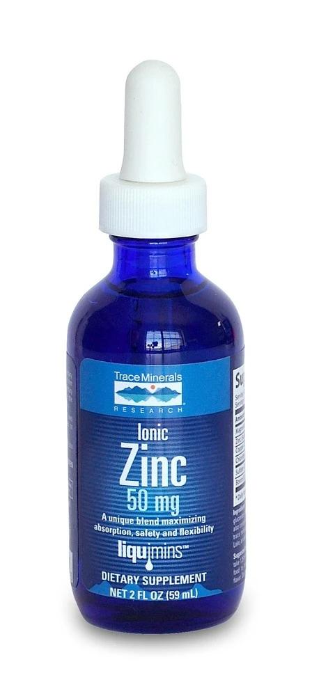 Trace MineralsIonic Zinc, 50mg - 59 ml.