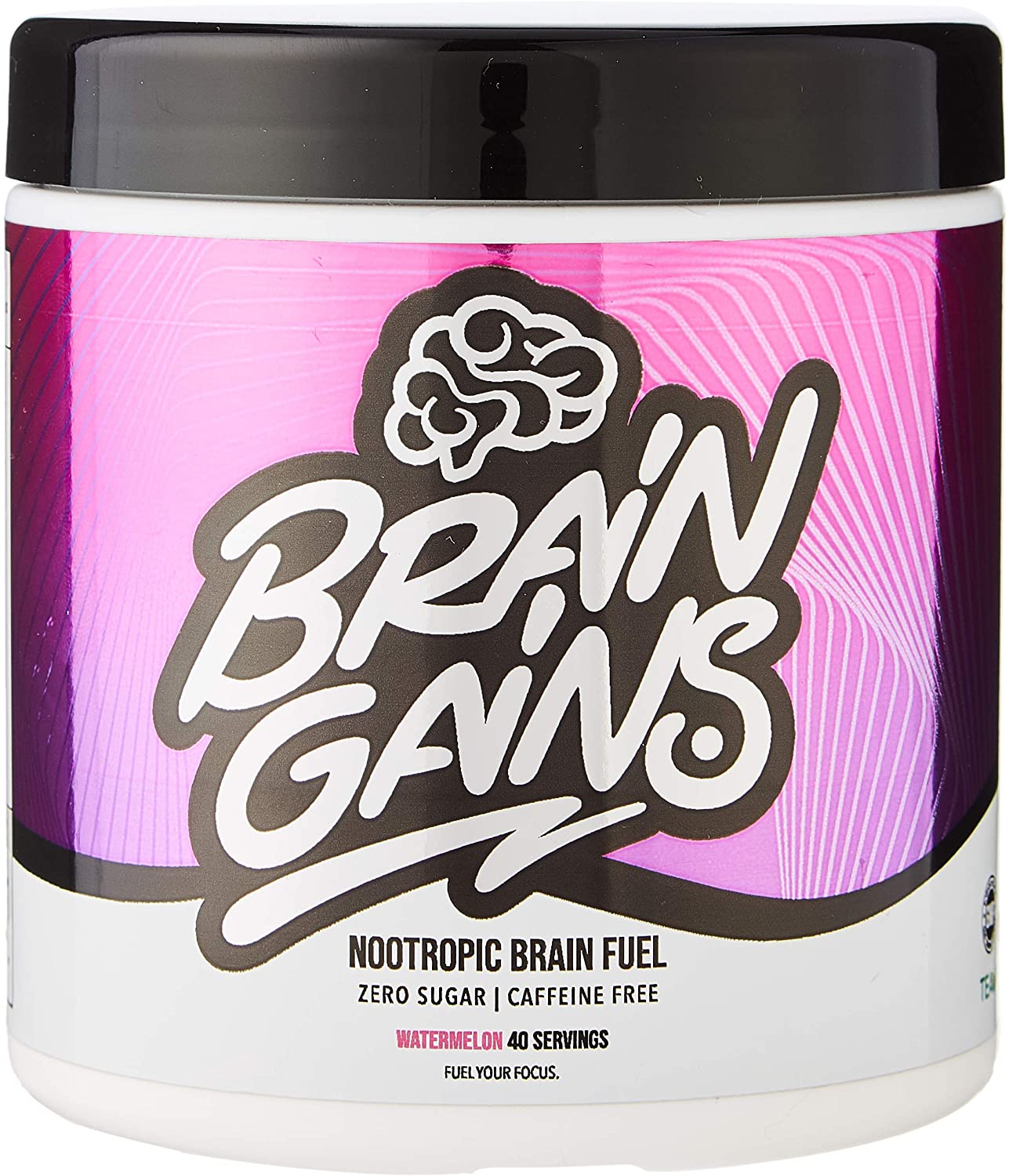 Brain Gains Nootropic Brain Fuel, Watermelon - 260g