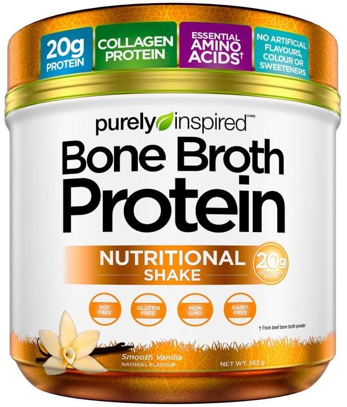 Purely Inspired Collagen + Bone Broth, Smooth Vanilla - 378g