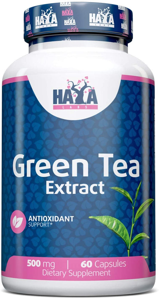 Haya Labs Green Tea Extract, 500mg - 60 caps