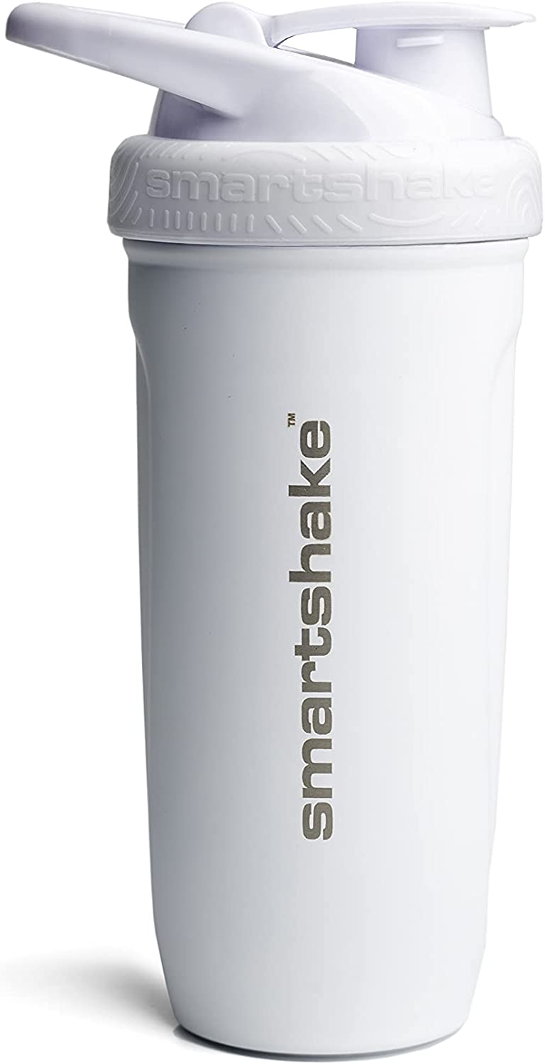 SmartShake Reforce Stainless Steel, White - 900 ml.