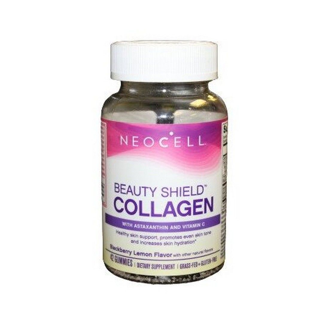NeoCell Beauty Shield Collagen, Blackberry Lemon - 42 gummies