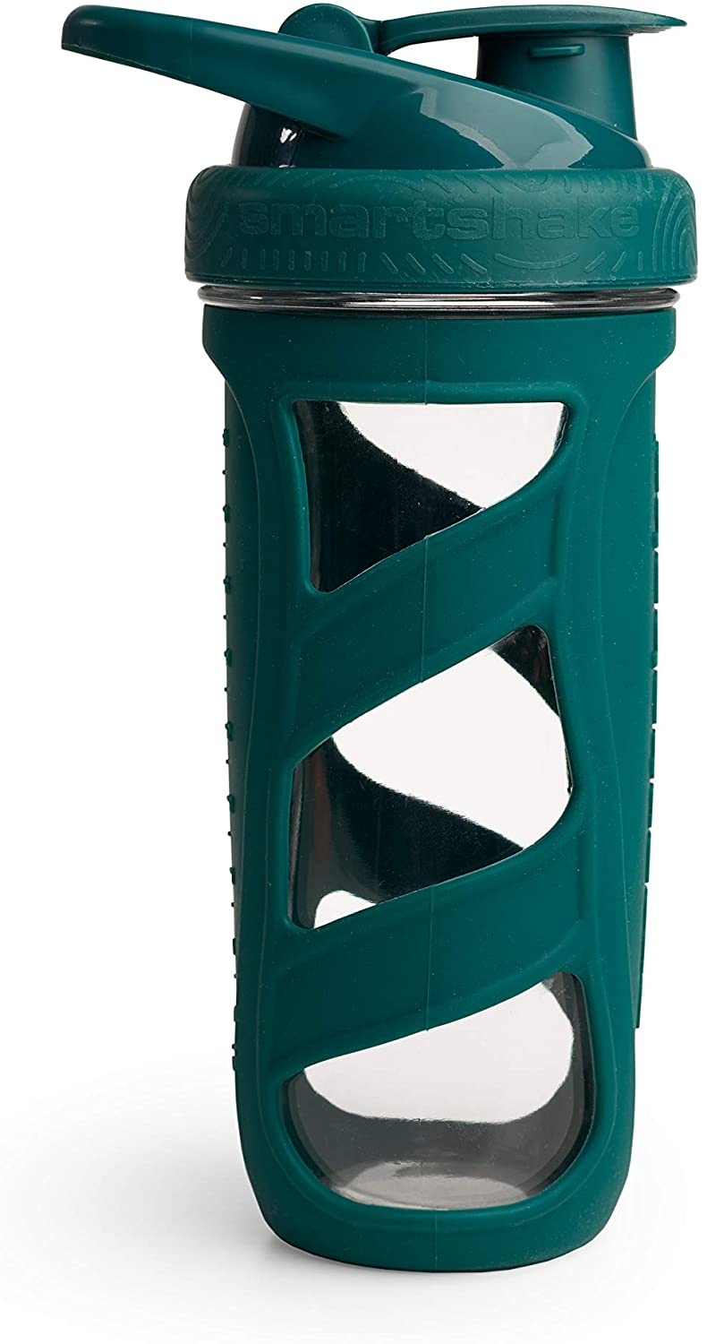 SmartShake Reforce Glass Shaker, Green - 700 ml.