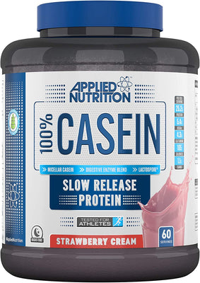 Applied Nutrition 100% Casein Protein, Strawberry - 1800g