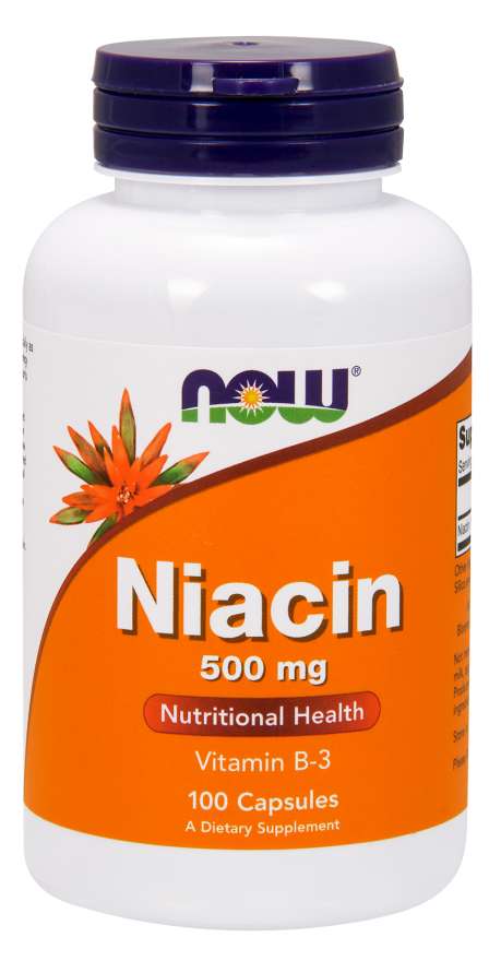 NOW Foods Niacin, 500mg - 100 caps