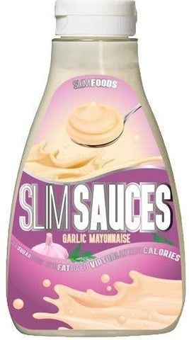 Slim Foods Slim Sauce, Garlic Mayonnaise - 425 ml.