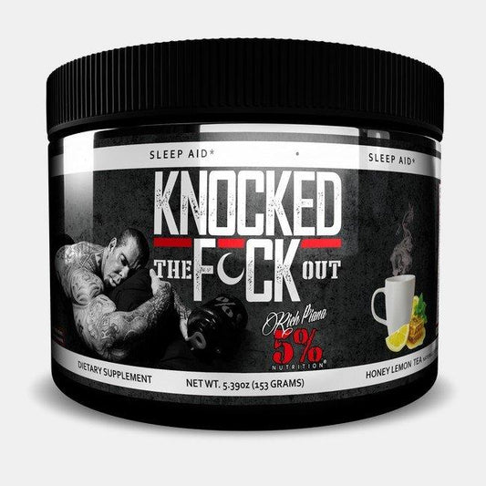 5% Nutrition Knocked The F*ck Out, Honey Lemon Tea - 204g