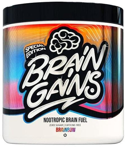 Brain Gains Nootropic Brain Fuel Special Edition, Brainbow - 260g