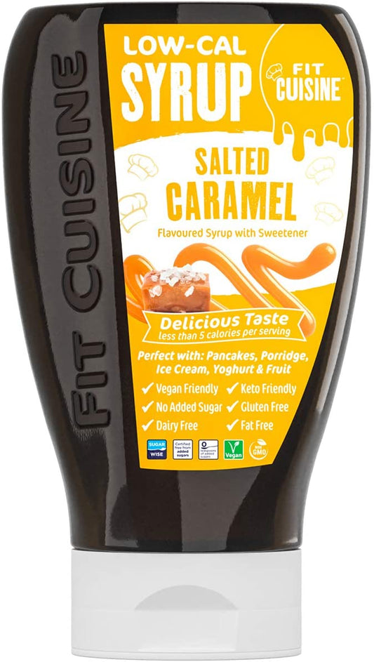 Fit Cuisine Low-Cal Syrup, Salted Caramel - 425 ml.