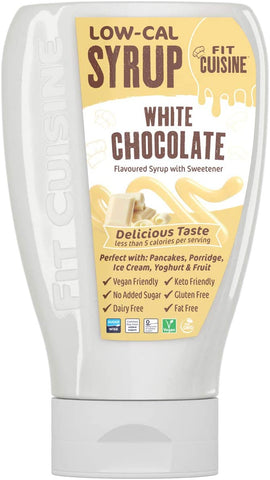 Fit Cuisine Low-Cal Syrup, White Chocolate - 425 ml.