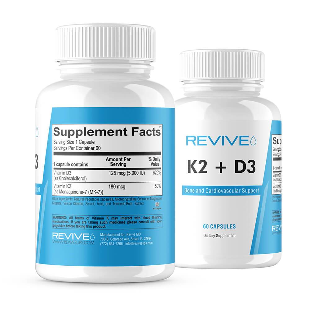 Revive K2 + D3 - 60 vcaps