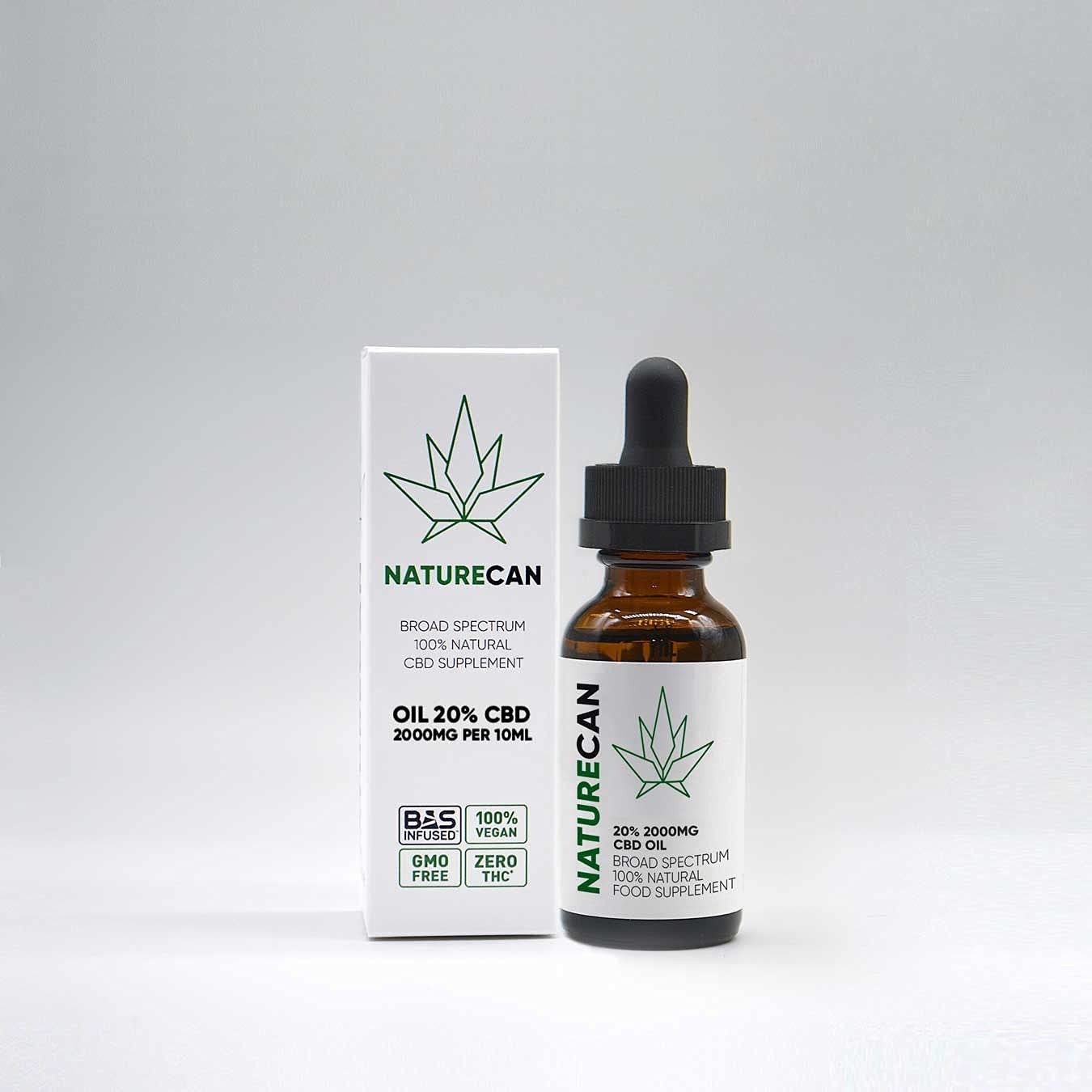 Naturecan CBD Oil, 20% - 10 ml.