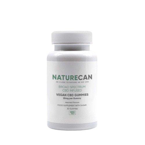 Naturecan Vegan CBD Gummies, 25mg - 30 gummies