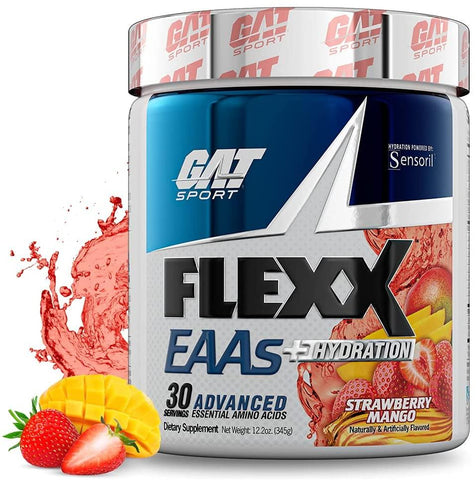 GAT Flexx EAAs + Hydration, Strawberry Mango - 345g