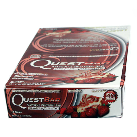 Quest Nutrition Quest Bar, Strawberry Cheesecake - 12 bars