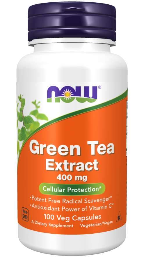 NOW Foods Green Tea Extract, 400mg - 100 vcaps