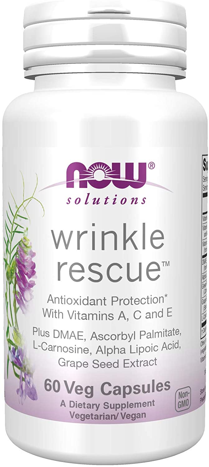 NOW Foods Wrinkle Rescue - 60 vcaps