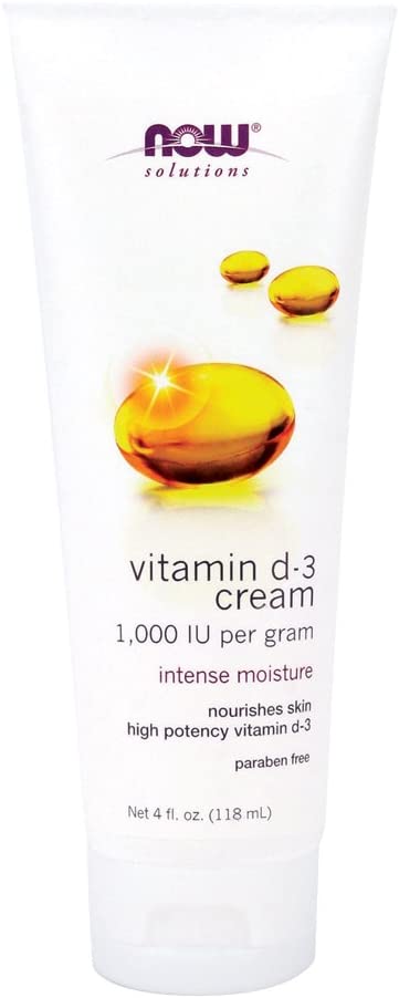 NOW Foods Vitamin D-3 Cream - 118 ml.