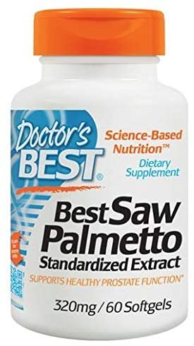 Doctor's Best Saw Palmetto Standardized Extract with Prosterol, 320mg - 60 softgels