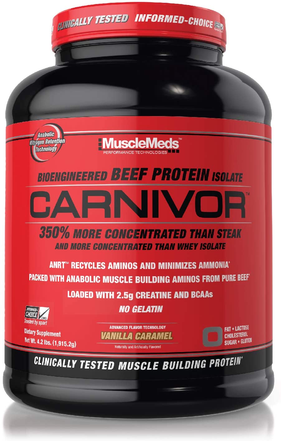 MuscleMeds Carnivor, Vanilla Caramel - 1904g