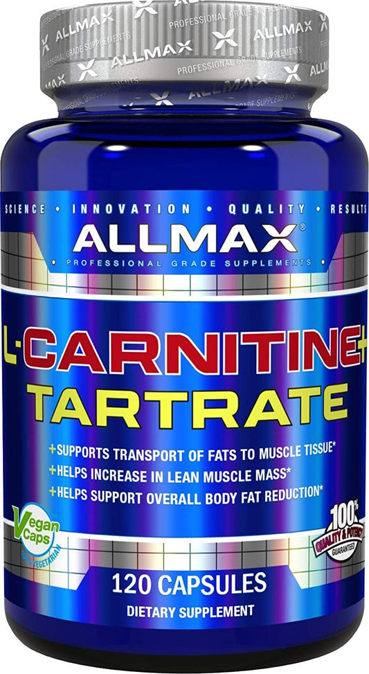 AllMax Nutrition L-Carnitine + Tartrate - 120 caps