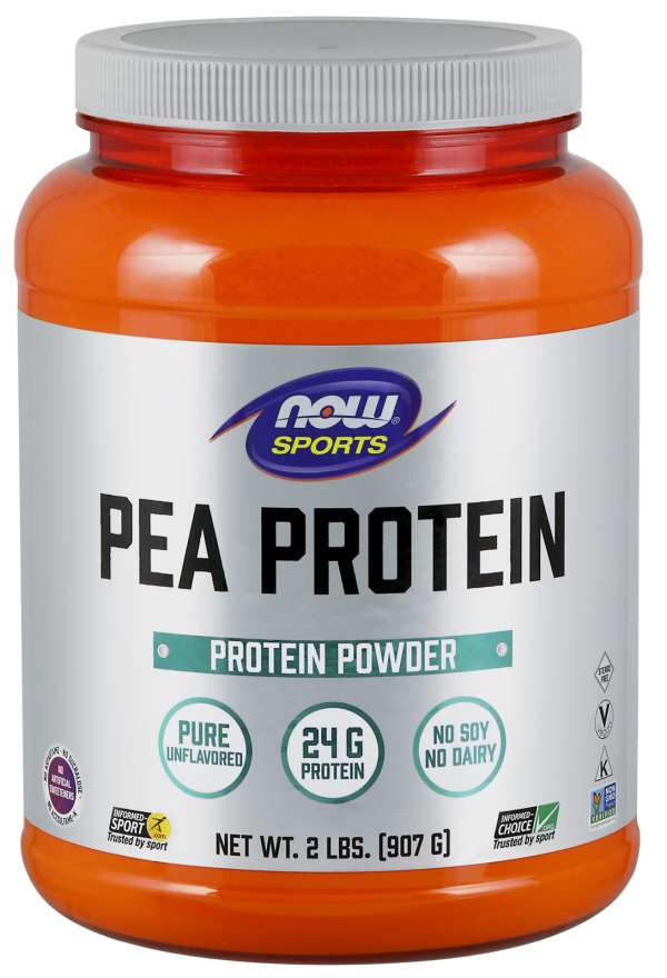 NOW Foods Pea Protein, Unflavored - 907g