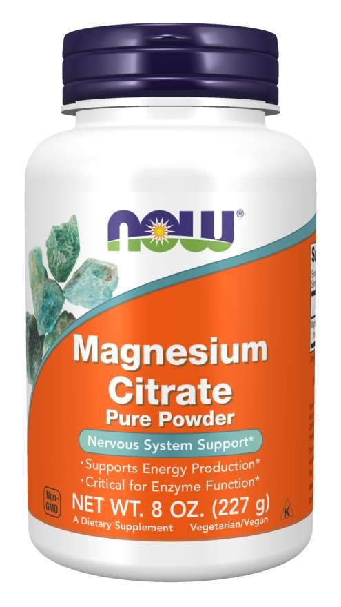 NOW Foods Magnesium Citrate, Pure Powder - 227g