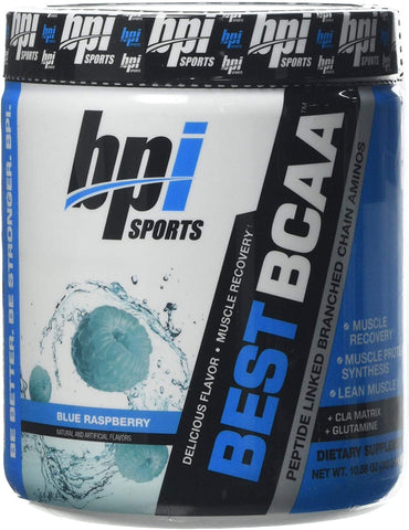 BPI Sports Best BCAA, Blue Raspberry - 300g
