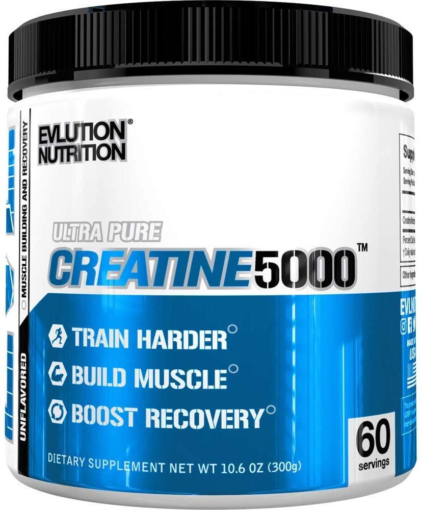 EVLution Nutrition Creatine 5000, Unflavored - 300g