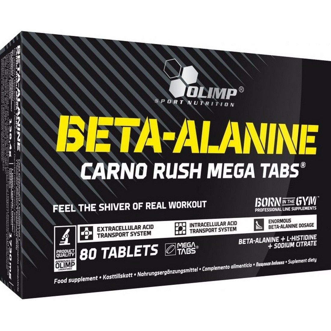 Olimp Nutrition Beta Alanine - Carno Rush Mega Tabs - 80 tabs