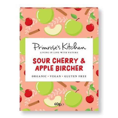 Primrose's Kitchen Mini Sour Cherry & Apple Bircher 60g (Pack of 24)