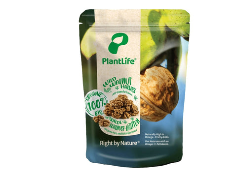 PlantLife Premium Quality Raw Wild Walnut Light Halves 135g (Pack of 7)