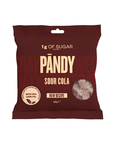 Pandy Candy Sour Cola - HFSS Compliant Jelly Sweets 50g (Pack of 14)
