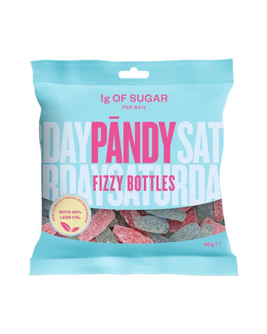 Pandy Candy Fizzy Bottles - HFSS Compliant Jelly Sweets 50g (Pack of 14)