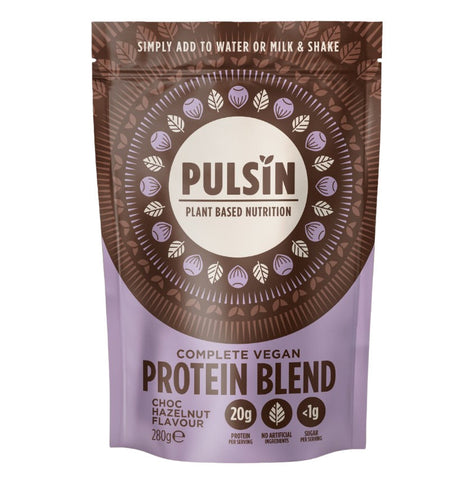Pulsin Plant Based Natural Hazelnut Protein Powder 280g (Pack of 6)