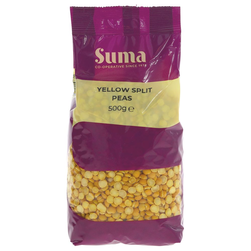 Suma Prepacks Yellow Split Peas 500g (Pack of 6)