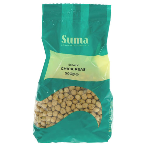 Suma Prepacks - Organic Chickpeas 500g (Pack of 6)