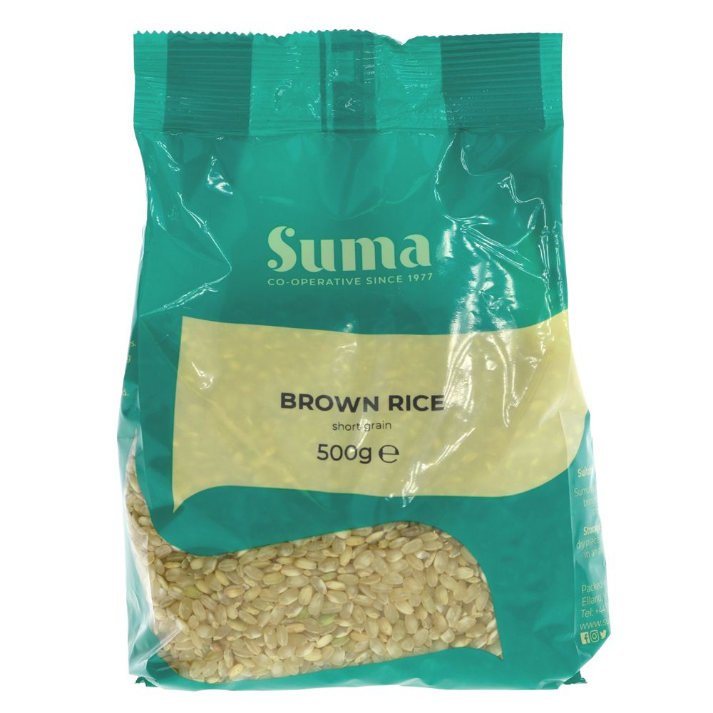 Suma Prepacks Organic Short Grain Rice 500g (Pack of 6)
