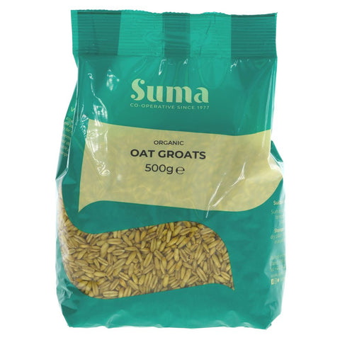 Suma Prepacks - Oat Groats Organic 500g (Pack of 6)