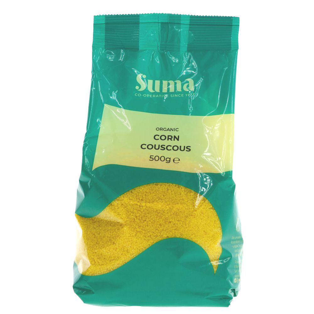 Suma Prepacks Organic Corn Couscous 500g (Pack of 6)